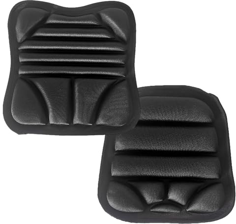 Cuscino per motociclette - Moto 3D Pad Coushion Set di 2 | Cuscino per sedile posteriore per motocicletta | Sedile traspirante che assorbe gli urti | Adatto per piloti di montagna, viaggio lungo