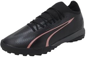 PUMA Zapatillas de entrenamiento de césped Ultra Match para hombre, Negro , 7 UK