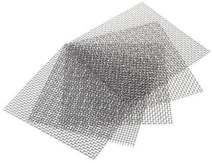 Yardwe 10pièces Tampon Treillis Métallique Acier Inoxydable Mousse Filet Fixe pour Plantes Herbe Tampon Treillis Fixe pour Aquarium