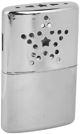 Aluminiumhandhand Wärmer, Nachfüllbar Schneller Heiztaschewärmer für Outdoor-Aktivitäten, 6-12 Stunden Wärme, Kraftstoffbrenner Handwärmer