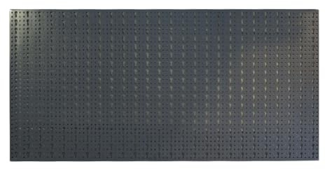 Labor Lochblech aus Metall, 980 x 460 mm, Schwarz