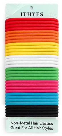 Ithyes 32 Stück haargummi damen,Haargummis Mädchen, haargummis klein,Elastisch Haarbänder Pferdeschwanz,haargummi spirale,zopfgummi scrunchie.