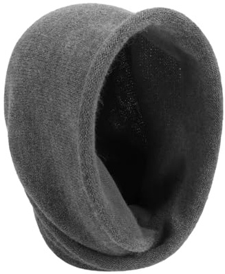 LZPCarra vintermössor för pojkar flickor varm halsduk mössa stickad mössa hatt med justerbar vindtät svart, Mörkgrå, one size