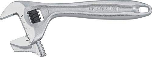 CRAFTSMAN Adjustable Wrench, 6-Inch Reversible Jaw (CMMT82336)