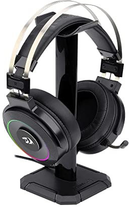 Redragon Lamia 2 H320 RGB Casque de Gaming USB avec Microphone, Support Inclus, Casques puissants, 7.1 virtuel, Casque de Jeu, PC Compatible