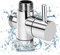 Queerelele 1 Stück 3-Wege-Umschaltventil 3 Wege Ventil Eckventil 1/2 Zoll für Waschbecken Bad Duschspray Küche Adapter,Duschsystem Ersatzteil, T Adapter Dusche Umschalte