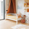 Sweet Home FROM WOOD Kinderbett - Holz Bettgestell mit Lattenrost - Kinderbett - Robustes Kinder Bett für Jungen & Mädchen - Kiefer Massiv (Weiss, 200x120cm)