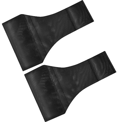 Deekin 2 Stück Fußball-Schiedsrichter-Sitzsack, Zubehör, Fußball-Schiedsrichter, Überwurf, Nylon, schwarz, langer Hals