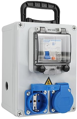 Coffret d'atelier 2 prises, Coffret 2 modules de chantier IP67 équipé avec accessoires