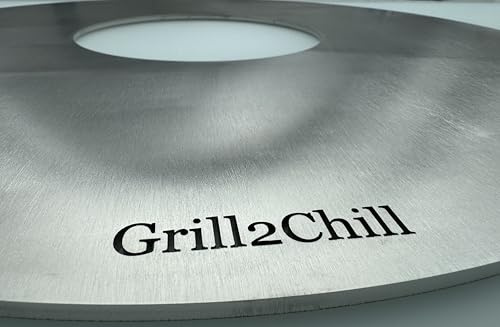 Acciaio inossidabile HighTech FIRERING/GRILLPLATTE/FUOCO/V2A 1.4301 per barbecue a sfera Ø 57 cm adatto per WEBER > Kettle, Master-Touch/NAPOLEON > NK22, PRO22/Outdoor CHEF > Arosa, Davos, Ascona,