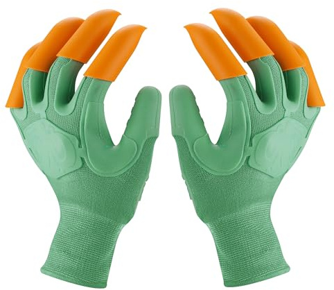 BCEPDCHR Kids Gloves for Digging, Durable Garden & Beach Play Glove with Claws for Children Ages 9-13, Outdoor Exploration & Shell Digging Claw Gloves
