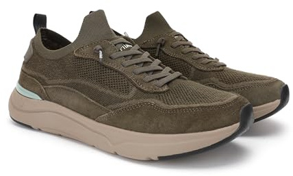 Pitas | TUI Man | Sneakers Casual da Uomo | Mocassini Invernali | Scarpe Eleganti | Nautiche Invernali | Scarpa da Vela | Calzatura Senza Lacci | Calzature Walkinpitas | Kaki | 43