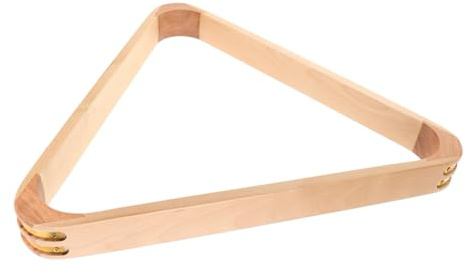 ifundom 2 Piezas Triángulo para Billar de Madera Maciza Soporte Compacto para Bolas de Billar Marco Accesorios Profesionales para Clubes y Uso Doméstico