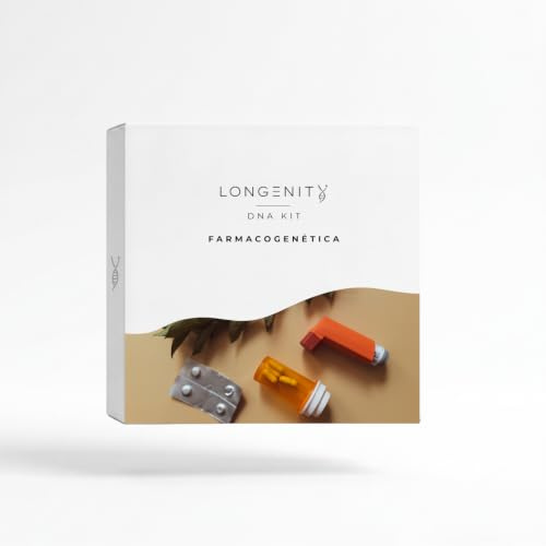 Test ADN Farmacogenética – Descubre qué Medicamentos son Eficaces para Ti – Análisis 14 Grupos Farmacológicos y +100 Fármacos – Kit Saliva en Casa – Medicina Personalizada