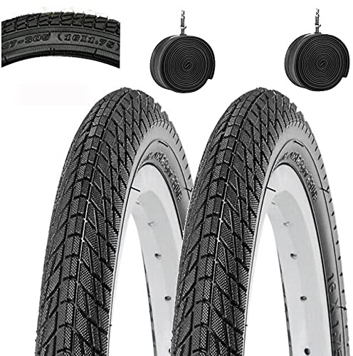 Union EBA16NEU 2 Reifen + 2 Schläuche 16 x 1.75 47-305 City Bike Kinderreifen