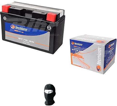 Compatible con Yamaha HW Xenter 125 2012 A 2014 BATERIA TECNIUM YT7B-BS 12V 6,5 AH BATERIAS 6,5 AMPERIOS 12 VOLTIOS PREPARADAS para Uso ESPECIFICO Moto Scooter 150X65X93MM