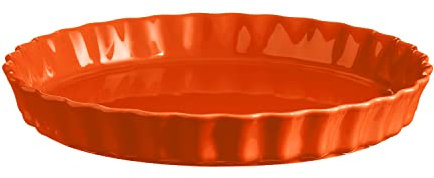 Emile Henry EH766031 Plat à tarte 29.5 cm en céramique Toscane
