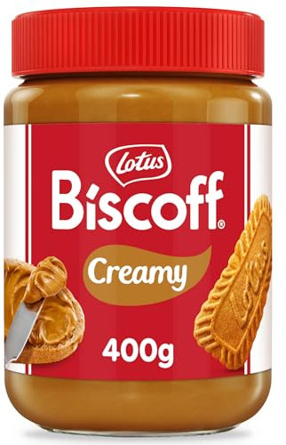 Lotus Biscoff | Süßer Brotaufstrich | Cremig | Karamellisierter Keksgeschmack | Vegan | Nussfrei | Kein Zusatz von Aromen oder Farbstoffen | PET Glas | 400g