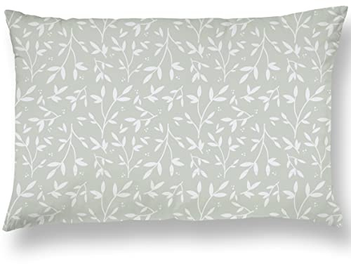 Barnkudde med Örngott 40x60 cm i Bomull OEKO-TEX - 10 färgval - Babypuder för Dagssömn, Förskola och Resor - Tvättbar i maskin - Hypoallergen