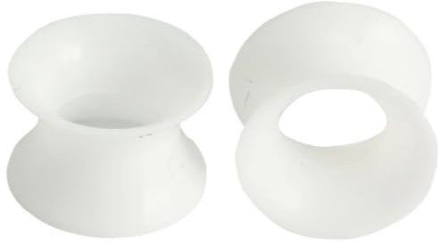Silicone trasparente 1 paio di piercing flessibile sottile orecchio Flesh Tunnel Double Flared Orecchini ipoallergenici Gauges Expander Piercing Piercing per orecchio Tuneles De Oreja Para Hombre Uomo