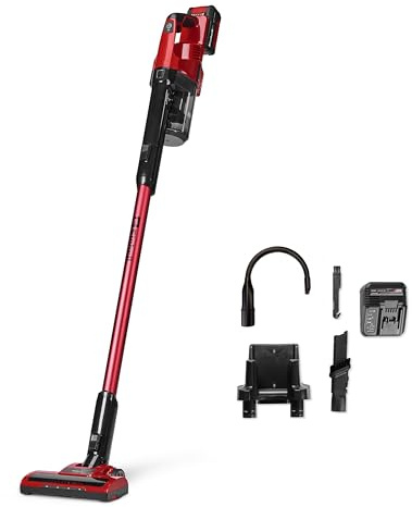 Einhell Aspirateur-Balai sans Fil Te-SV 18 Li (1 x 4,0 Ah) Power X-Change (18 V, sans Sac, Technologie cyclonique, Mode Boost, système de Filtration Triple, avec Batterie 4,0 Ah et Accessoires)