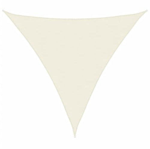 vidaXL Sonnensegel Dreieckig 3,6x3,6x3,6m Creme Sonnenschutz Beschattung