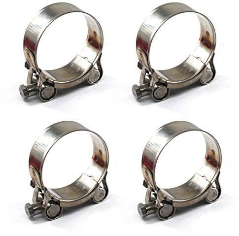 40-43mm Colliers de serrage à boulon en T Acier inoxydable 304 Collier de serrage (4 pièces)