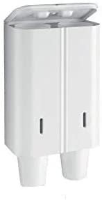 BOTTIGLIERI CASALINGHI Distributore per Bicchieri a Muro con 300 Bicchieri plastica Acqua + 300 Bicchieri plastica Caffe'