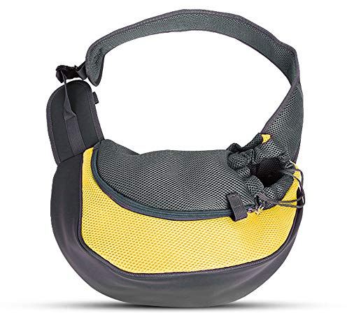 PETEMOO Sac de Transport pour Chat et Chien - Bandoulière Épaule Sling pour Animaux de Compagnie
