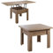 Inter-Furn Flipp Funktions-Couchtisch/Esstisch, Artisan Eiche, 70 x 57 x 70 cm