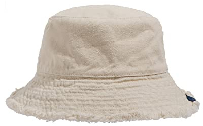 CLAPE Bob Femme Chapeau de Soleil Coton Casquette Anti UV à Large Bord