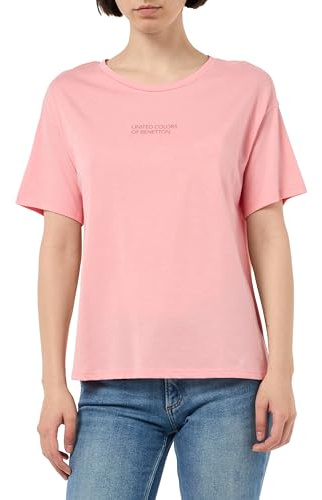 United Colors of Benetton Parte Superior del Pijama Mujer, Rosa, L