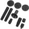 Abaodam Lot De 10 Accessoires Pour Solaires De Rechange Pour Bassin Compatible Jardin Et Étang Pièces En Plastique Solide Conception Polyvalente Pour Jeux D'eau