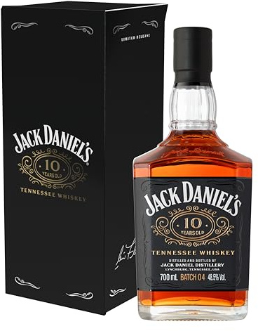 Jack Daniel’s 10 Years Old Tennessee Whiskey Batch 4 700mL 48,5 Prozent Vol.
