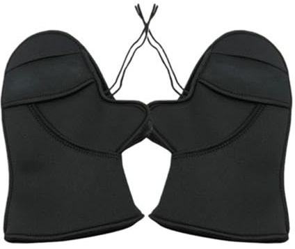 Crepundia TéRmicos para Manillar Scooter, 1 par de Guantes Invierno Uso Apto para Hombre y Mujer, para Manillar Motocicleta, a Prueba Viento, cálidos para, Accesorios para