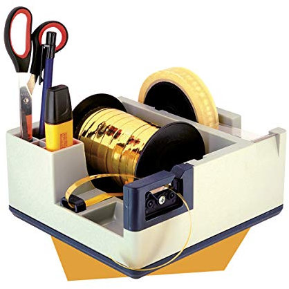 Alevar Distributeur de bureau B22 pour ruban adhésif et ruban d'emballage cadeau avec porte-stylo et porte-objets
