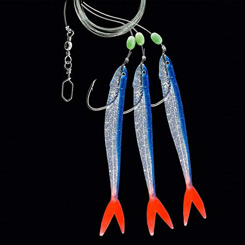 Dega Norw. -Vorfach 3-Arm DS-Blue/rd