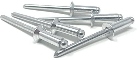 Metal Magery - Aluminum Countersunk Head Blind Rivets Pop Rivets - 3/16 Diameter - 50 Count (3/16 x 3/8 (0.25-.375 Inch Grip Range))