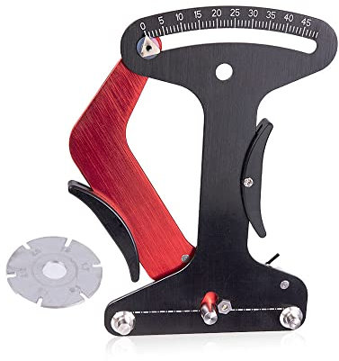 YdseozOA Herramienta de calibración del medidor de tensión radios de Bicicleta medición tensiómetro de radios de Bicicleta montaña Herramienta medición aleación Al CNC precisa para Todos los radios