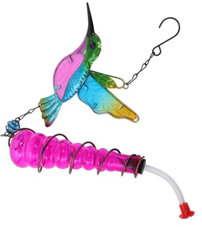 Happyyami Vogelfutterstation Aus Glas Zum Aufhängen Im Freien -futterstation Leicht Zu Reinigen Robustes Design