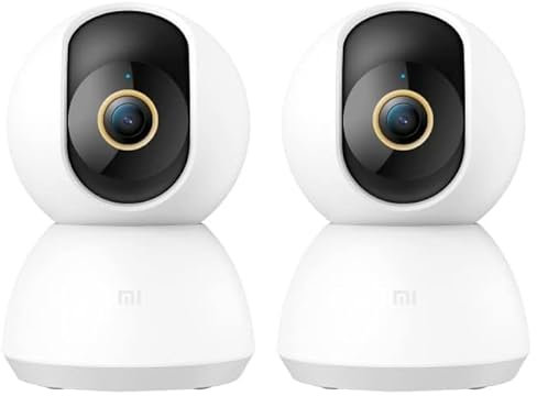 Xiaomi Smart Camera C300 - Cámara de vigilancia con resolución 2K, 360°, Apertura F1.4, visión Nocturna, detección de Movimiento con IA, admite Tarjeta SD, Blanco (Versión ES + 3 años de garantía)