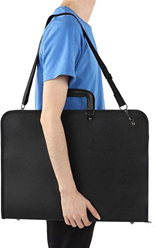 HERCHR Sketch Board Protective Case A3 Disegno di pittura Art & Craft Storage Art Portfolio Borse con spalla e maniglia che trasportava tote