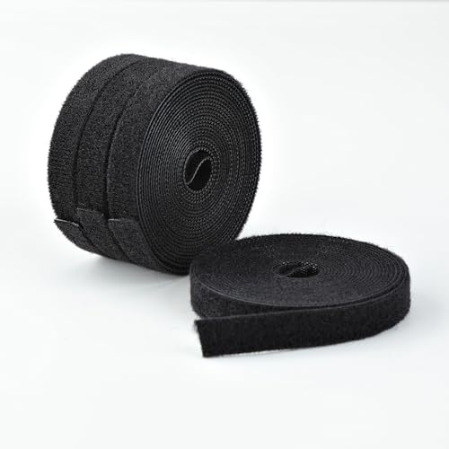 StarTech.com Paquete de 4 Bobinas de 4,6m de Bridas Sujetacables de Gancho y Bucle - De 1,27cm de Ancho - Reutilizables - De Cortar