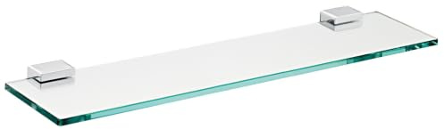 Emco System 2 Ablage Kristallglas klar, 700mm, Chrom, Wandmontage, zum Schrauben, Badablage, hochwertig, stabil, langlebig, fürs Bad