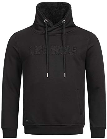Red Bridge herr pullover sweatshirt krage hög krage