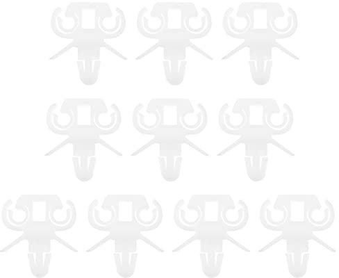 The Lord of the Tools 10 Stück Bremsleitungsrohr Halteclips Bremsrohr Klemme 4,2mm ID Autoersatzteile 281611767 Kompatibel mit V-W Bus T2 T3 T4