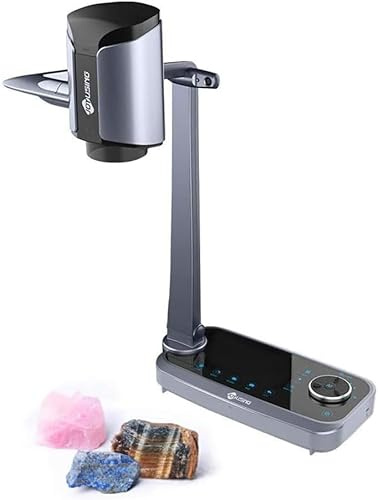 JOYUSING Cámara de documentos V1X-4K Ultra HD de 13.0 MP, zoom óptico de 12x y visor de zoom digital de 10x