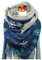 Strickschal Damen, Winter Dicke Weich Halstuch Tücher Quadratisch Baumwolle Senfgelb Winterschal Schlauchschal Warm Kariert Übergroßer Vintage Damenschal Schal #