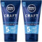 Nivea Men Craft Stylers Definierendes Styling Gel, Haargel mit Semi-matt Finish, schnelles und einfaches Haarstyling mit starkem Halt, 1er-Pack (1 x 150 ml) (Packung mit 2)