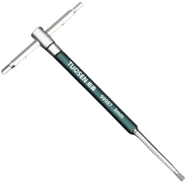 Clés à six pans creux en T 5/3/4/5/6/8/10 mm Clé à douille en T métrique